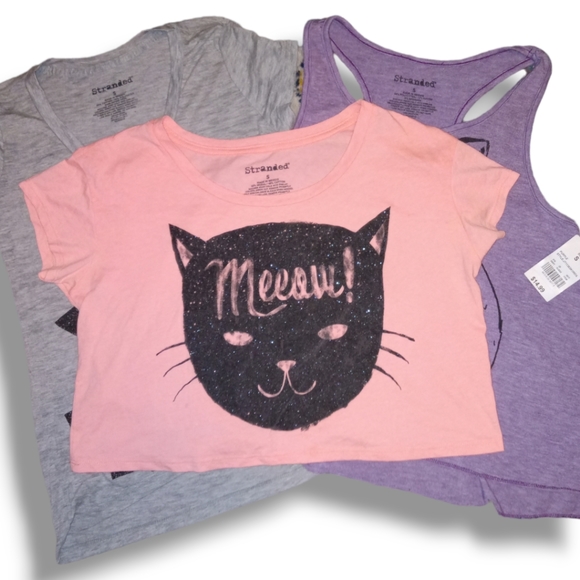 Stranded Tee Bundle NWT&NWOT Size Small - Picture 2 of 3
